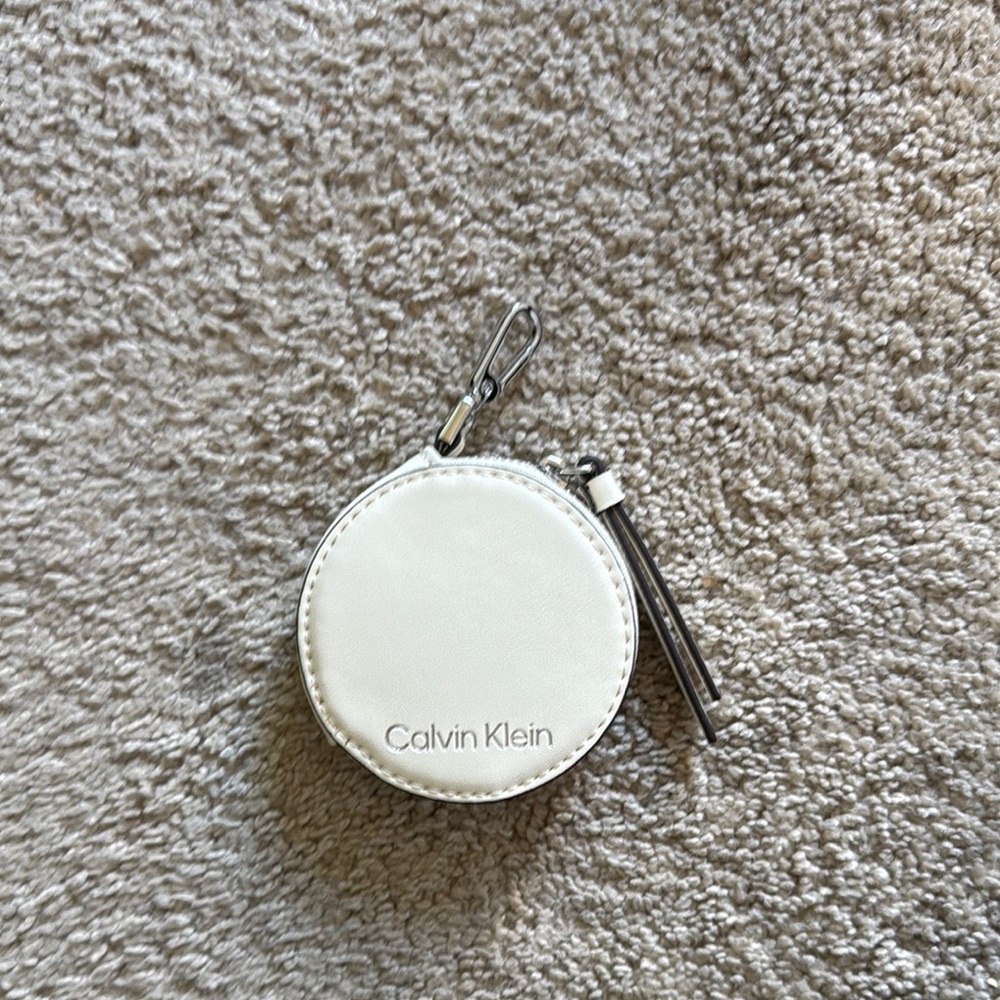 Calvin Klein White Coin Purse